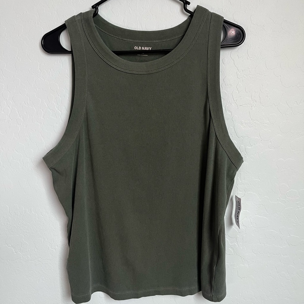 Old Navy Women's Olive Tank Top